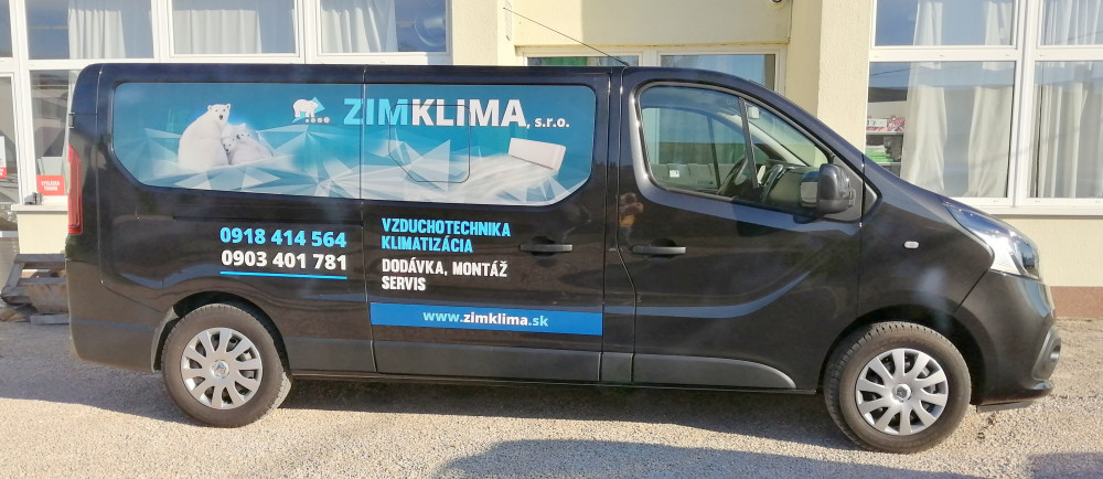 Polep auta - ZIMKLIMA